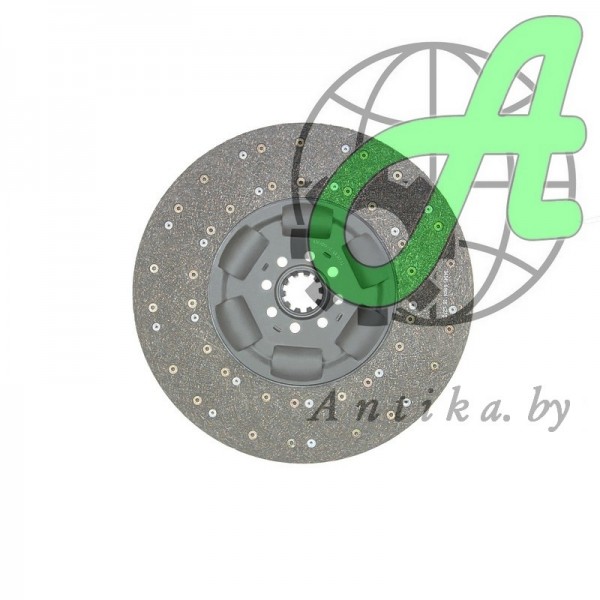 Диск сцепления 71420 (75837) ведомый СТАНДАРТ  КамАЗ-65115, 65225, 6520, 6522, МАЗ-5440