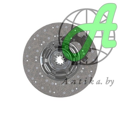 Диск сцепления 71528 ведомый (аналог SACHS  1878000205)  для автомобилей МАЗ-5440, КамАЗ-5460, 6460, 6520, 6522