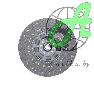 Диск сцепления 75836 ведомый (аналог 183-1601130)  для автомобилей МАЗ-5336, 5337, 6303, 6317 54329, 642205, 5516, 5517